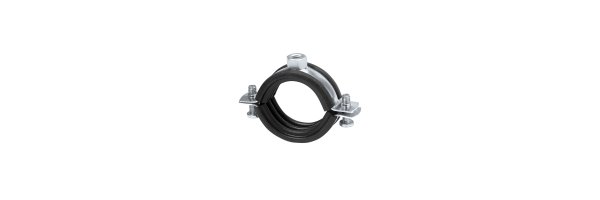 Two-ear rubber pipe clamps