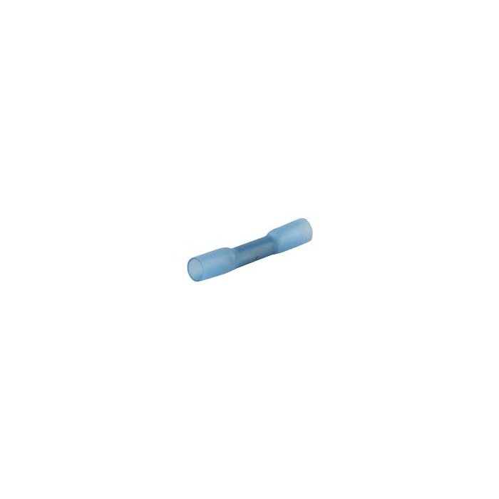 Stoßverbinder isoliert 1,5-2,5mm² schrumpfbar blau