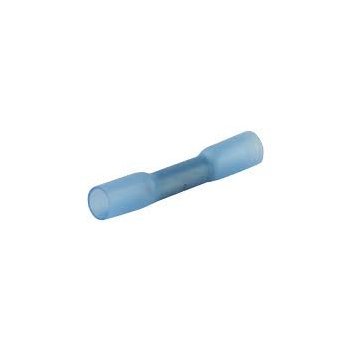 Butt connector insulated 1.5-2.5mm&sup2; shrinkable blue