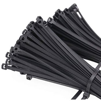 Brida para cables 2,5x200mm PU 100 piezas Negro