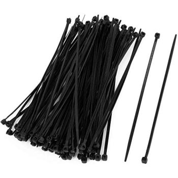 Cable tie 3.6x150mm PU 100 pieces Black