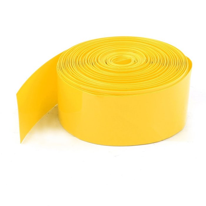 1 metro de tubo termorretráctil 2: 1 1/8 "3 mm a 1,5 mm amarillo