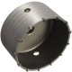 Taladro de vaso con corona SDS Plus 30-160 mm de diámetro completo para martillo perforador de 35 mm (4 filos de corte) sin extensión