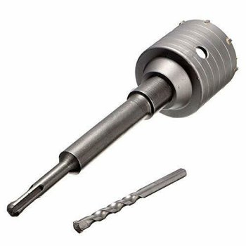 Core bit socket drill SDS Plus 30-160 mm diameter complete for hammer drill 40 mm (5 cutting edges) SDS Plus 350 mm