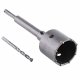 Couronne de forage pour marteau perforateur 120 mm (14 arêtes de coupe) SDS Plus 350 mm