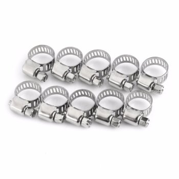 Hose clamps W4 stainless steel band width 9mm / 12mm 9 mm...