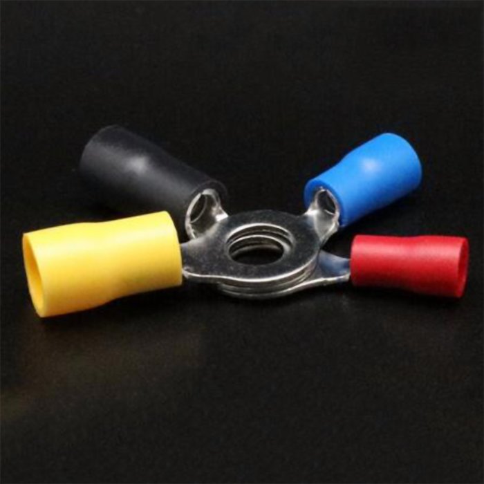 Ring cable lug insulated 0.5-6mm² M3-M8 PU 50 pieces
