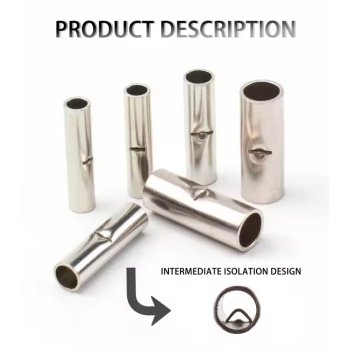 Butt connector uninsulated cross section 0.5-95mm²...