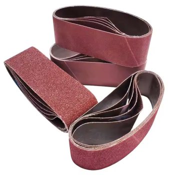 Banda de lija 100x610 mm P150 PU 10 piezas Corindón