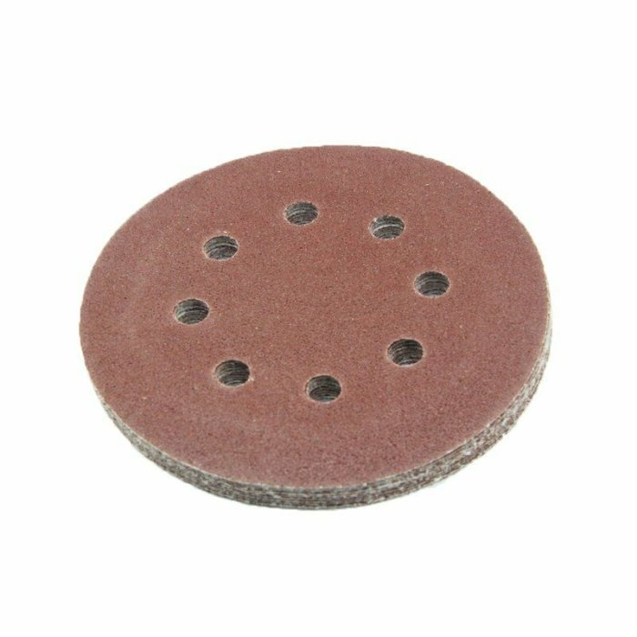 Sanding discs Velcro 125 mm 8 holes P40-P2000 PU 10 pieces P180