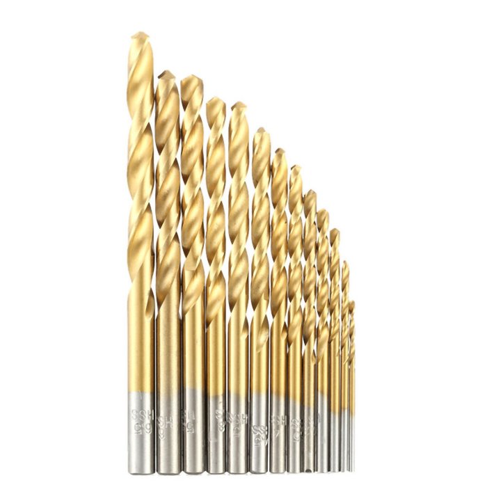 HSS TiN metal drill bits 1-13mm 7.5 mm 5 pieces