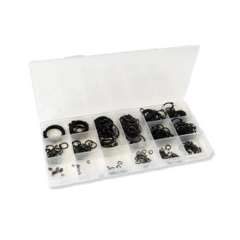 Assortiment de 300 circlips, circlips de 3 à 32 mm, intérieur et extérieur